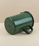 Hungarian Enamel Table Jug, Dark Green