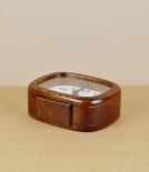 Ibazen Urushi lacquered Sakura desk clock