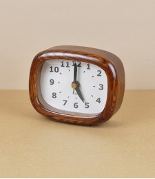 Ibazen Urushi lacquered Sakura desk clock