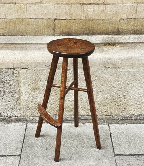 Ibazen high stool with foot rest