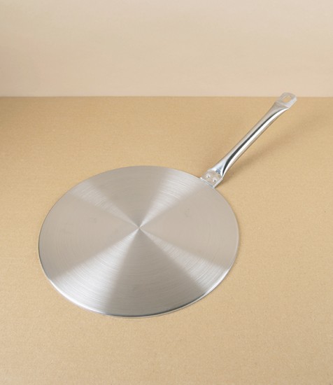 Three-Ply Stainless Steel Adaptor for Induction Hobs, 24cm