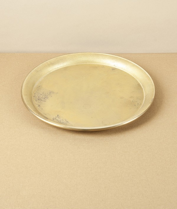 Futagami I-Hada Cast Brass Circular Tray