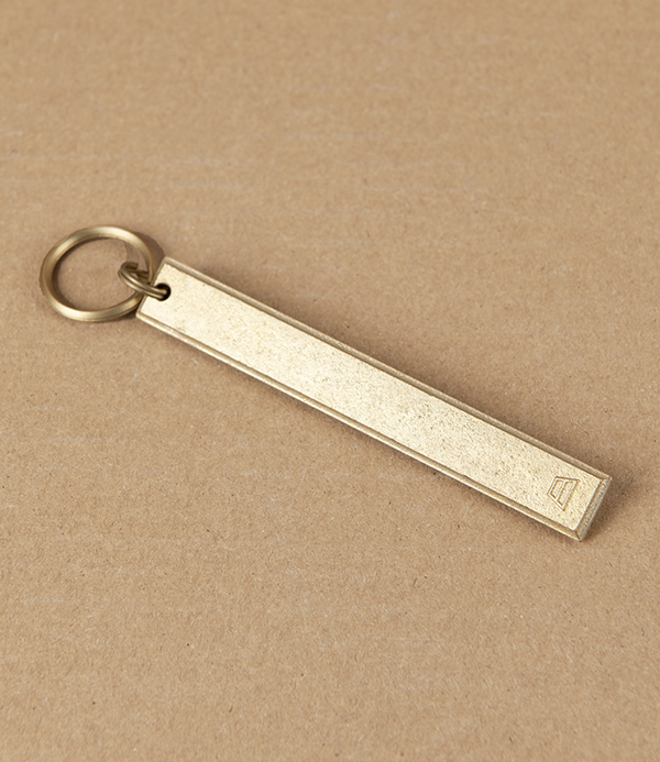 I-Hada Futagami Sand Cast Brass Key Ring