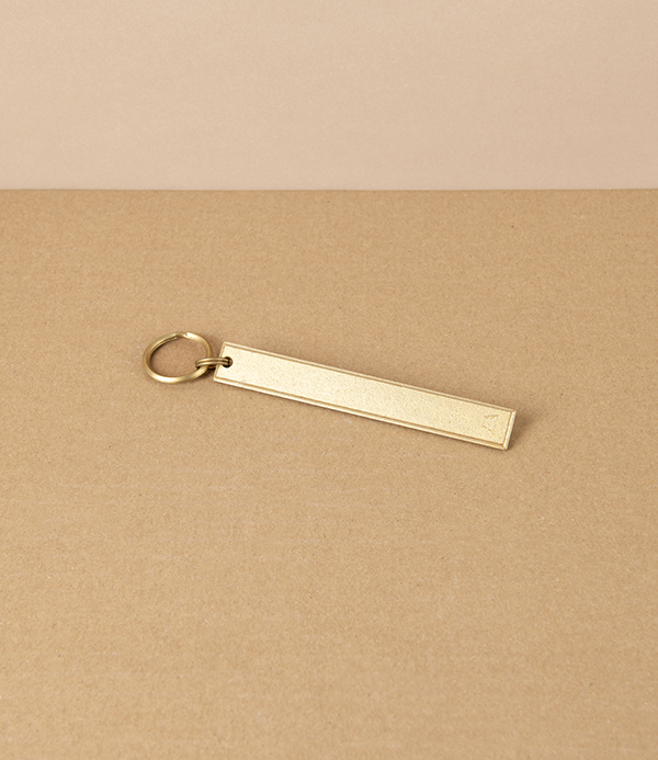 I-Hada Futagami Sand Cast Brass Key Ring