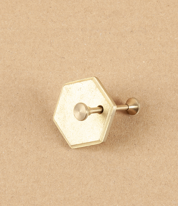 I-Hada Futagami Plate Key Ring, Hexagon