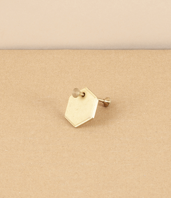 I-Hada Futagami Plate Key Ring, Hexagon