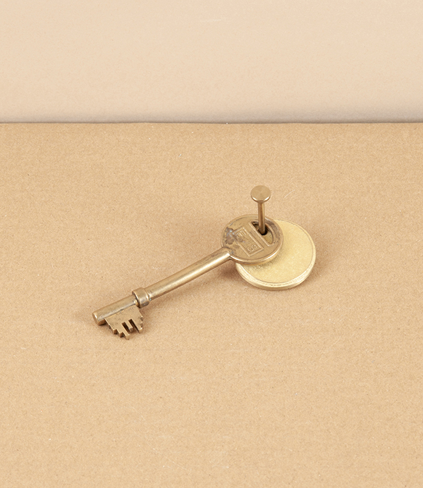 I-Hada Futagami Plate Key Ring, Circle