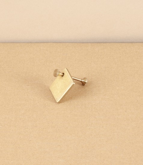 I-Hada Futagami Plate Key Ring, Square
