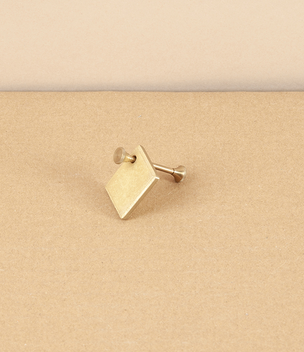 I-Hada Futagami Plate Key Ring, Square