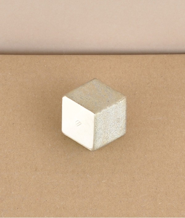 I-hada Sand Cast Brass Paper Weight, Rhombus