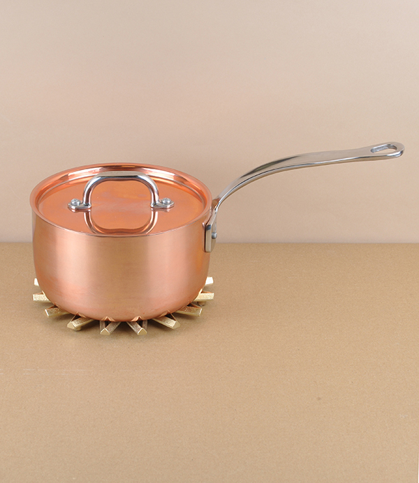 I-Hada Sand Cast brass trivet, Ginga / Galaxy