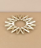 I-Hada Sand Cast brass trivet, Ginga / Galaxy
