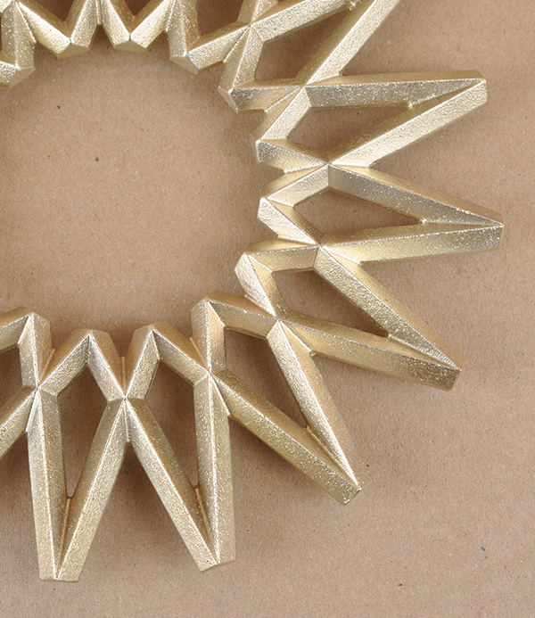 I-Hada Sand Cast brass trivet, Ginga / Galaxy
