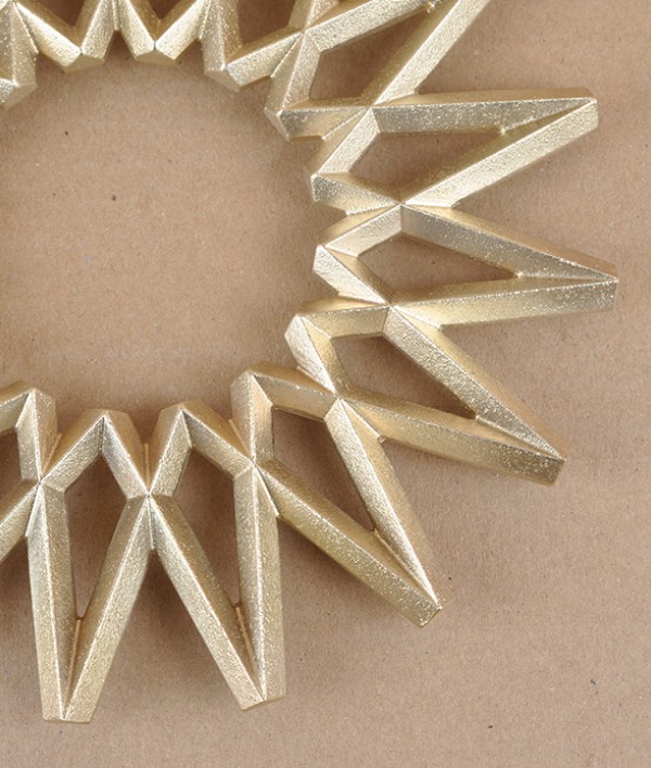 I-Hada Sand Cast brass trivet, Ginga / Galaxy