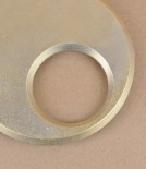 I-Hada Sand Cast brass trivet, Tsuki / Moon