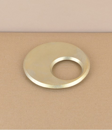 I-Hada Sand Cast brass trivet, Tsuki / Moon