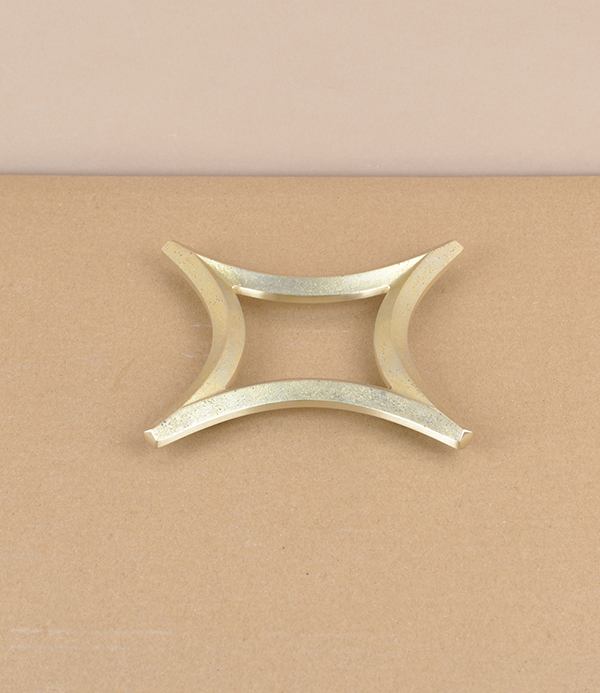 I-Hada Sand Cast brass trivet, Hoshi / Star