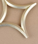 I-Hada Sand Cast brass trivet, Hoshi / Star