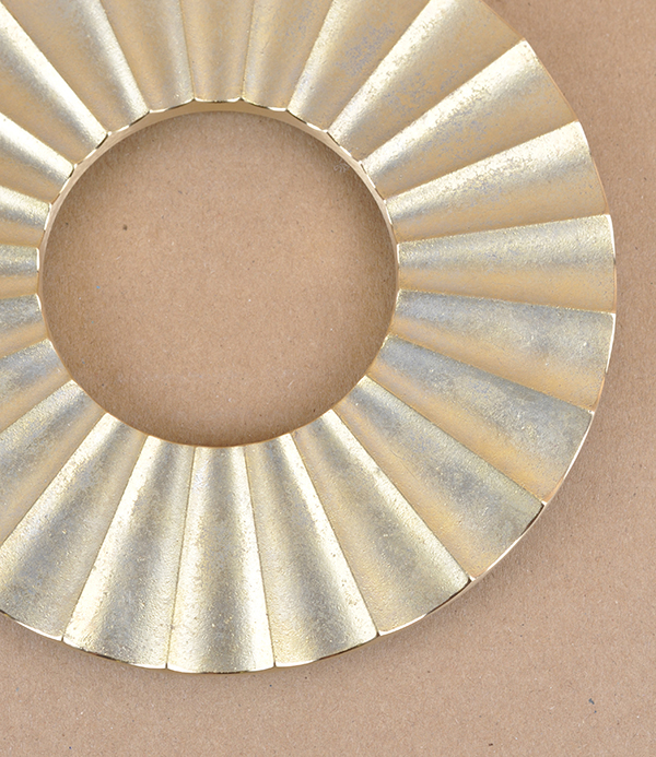 I-Hada Sand Cast brass trivet, Taiyo / Sun