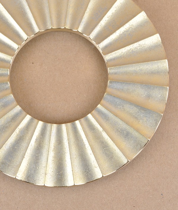 I-Hada Sand Cast brass trivet, Taiyo / Sun