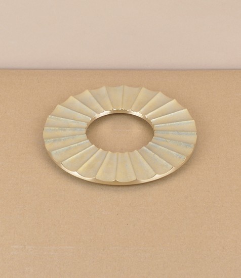 I-Hada Sand Cast brass trivet, Taiyo / Sun