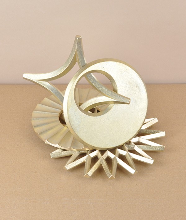 I-Hada Sand Cast brass trivet, Ginga / Galaxy