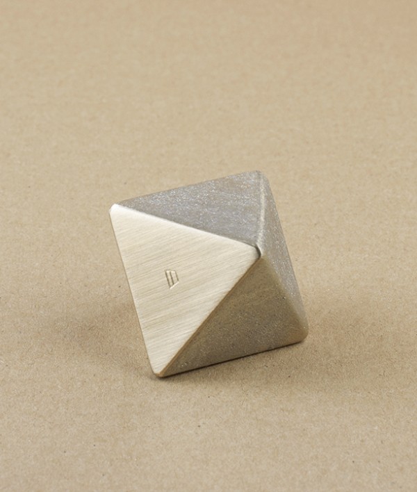 I-hada Sand Cast Brass Paper Weight, Triangle