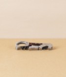 Alpen Four-Piece Manicure Set in Zippered Leather Pouch