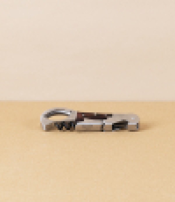 Alpen Four-Piece Manicure Set in Zippered Leather Pouch