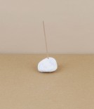 White Stone Incense Holder