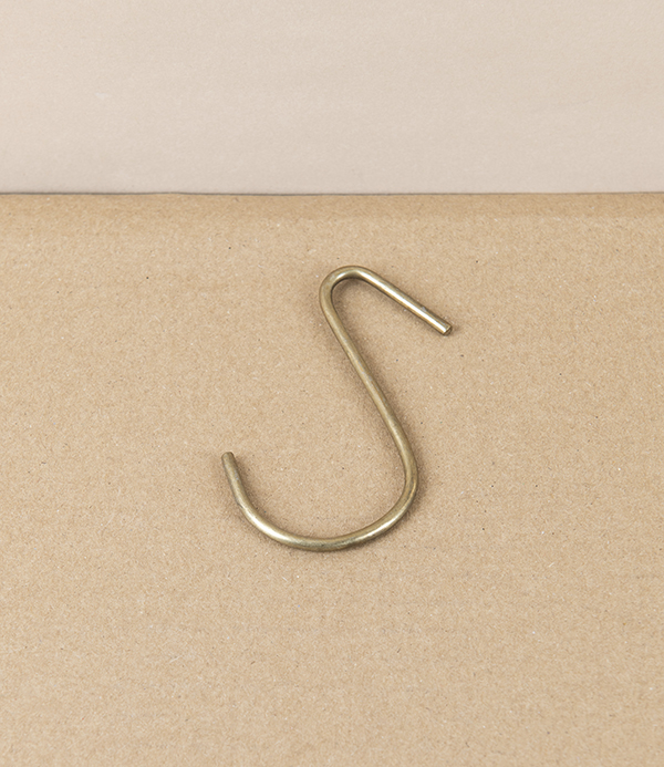 Brass Wire J-hook