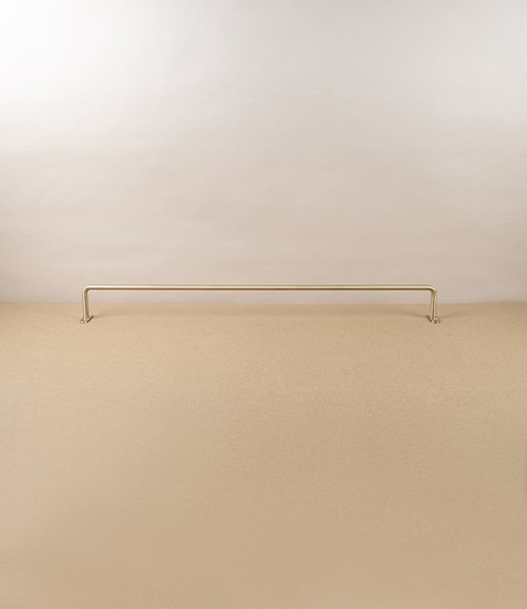 Brass Hanging Rail for Towels & Linens, Medium