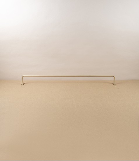 Brass Hanging Rail for Towels & Linens, Medium
