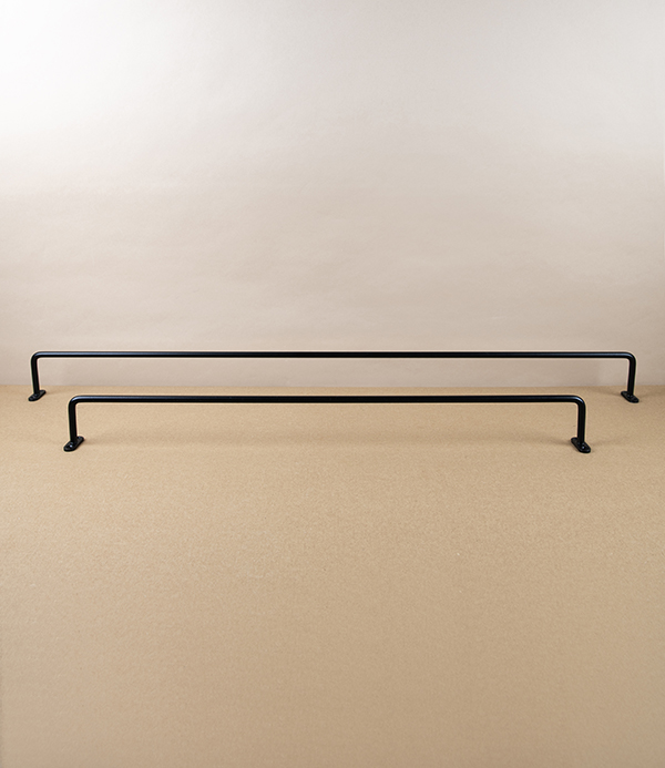Iron Hanging Rail for Towels & Linens, Medium