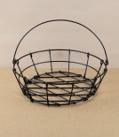 Iron Wire Round Basket, 21cm Diameter