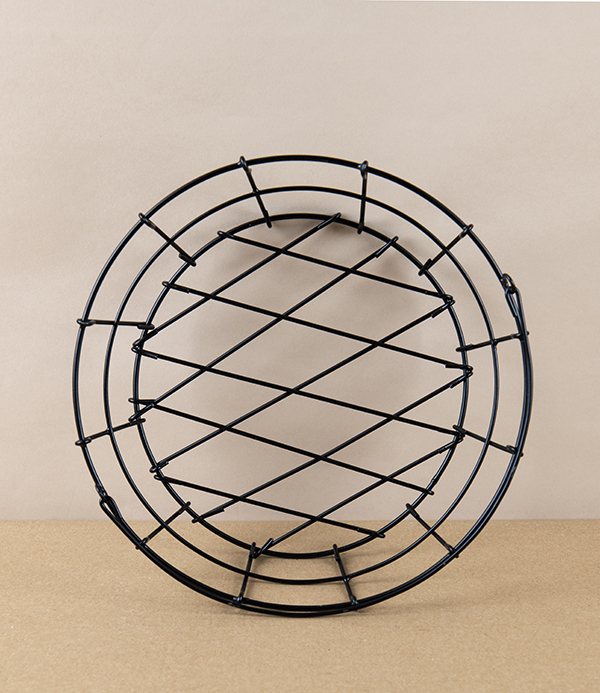 Iron Wire Round Basket, 21cm Diameter