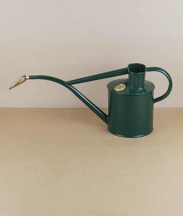 Haws Indoor Watering Can, 2 Pint, Forest Green