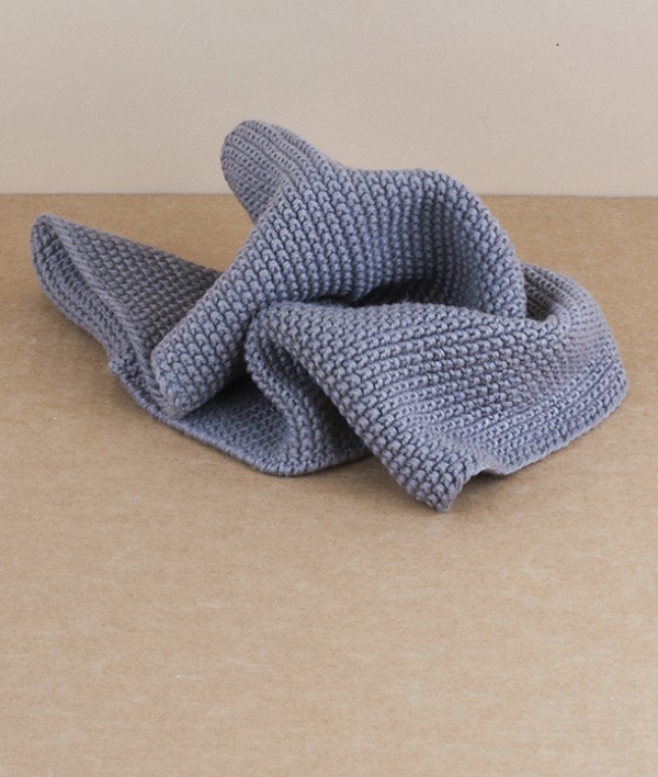 Knitted Household Cloth, Mole Grey