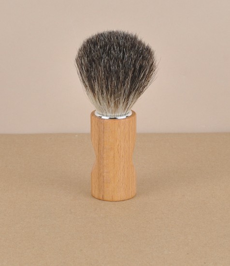 Swedish shaving brush, beech & badger 
