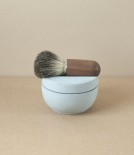 Swedish Shaving Brush, Walnut & Badger