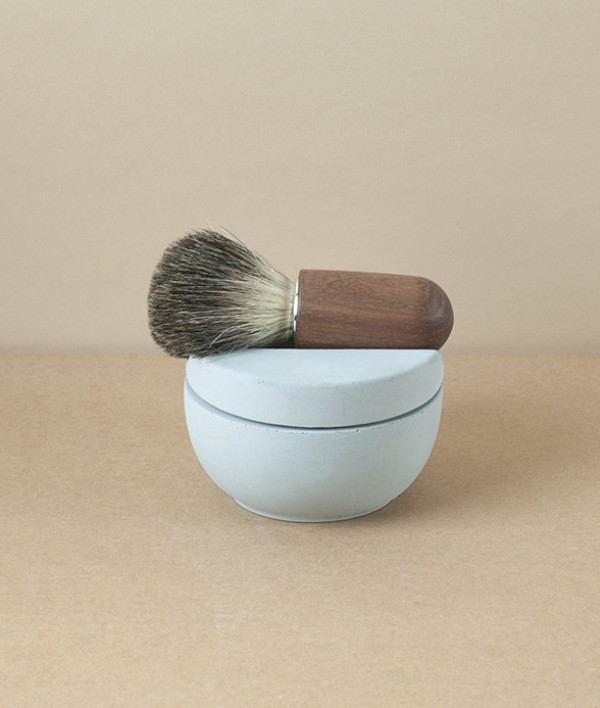 Swedish Shaving Brush, Walnut & Badger