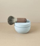 Swedish Shaving Brush, Walnut & Badger