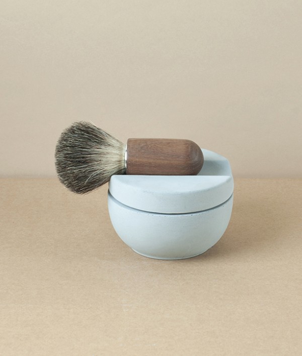 Swedish Shaving Brush, Walnut & Badger