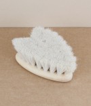 Swedish heart-shaped baby brush, goat hair