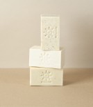 Set of three Swedish soaps, Carrot, Almond, Apricot Scrub