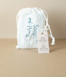 Set of three Swedish soaps, Carrot, Almond, Apricot Scrub