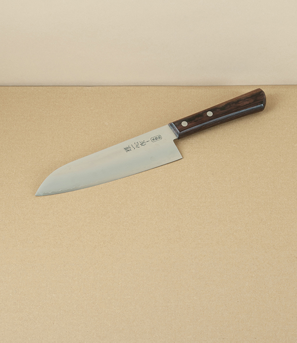 Miyabi Isshin Santoku Knife with Rosewood Handle, 17cm