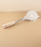 Italian Stovetop Pizzelle & Cone Iron with Wooden Handle