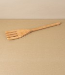 Cooking or Serving Fork, Cherry Wood, Italy