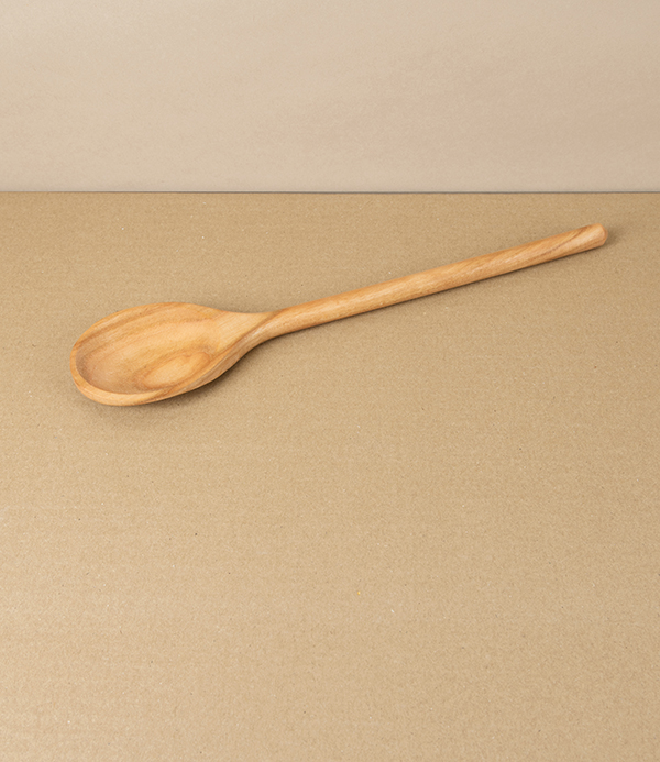 Cooking or Serving Spoon, Cherry Wood, Italy